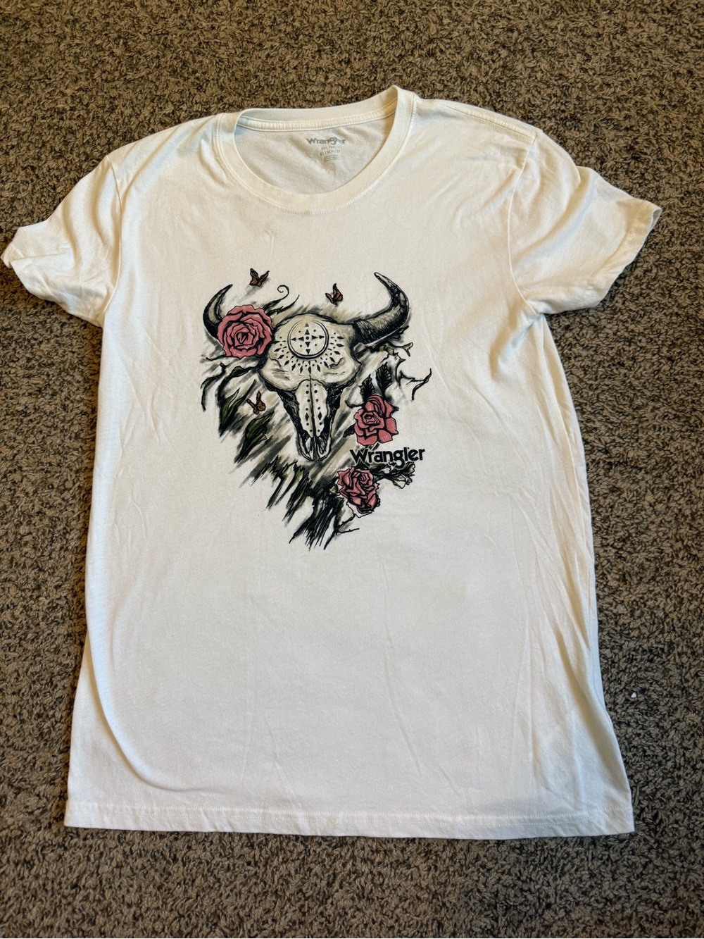 Wrangler Skull Oversized Tee